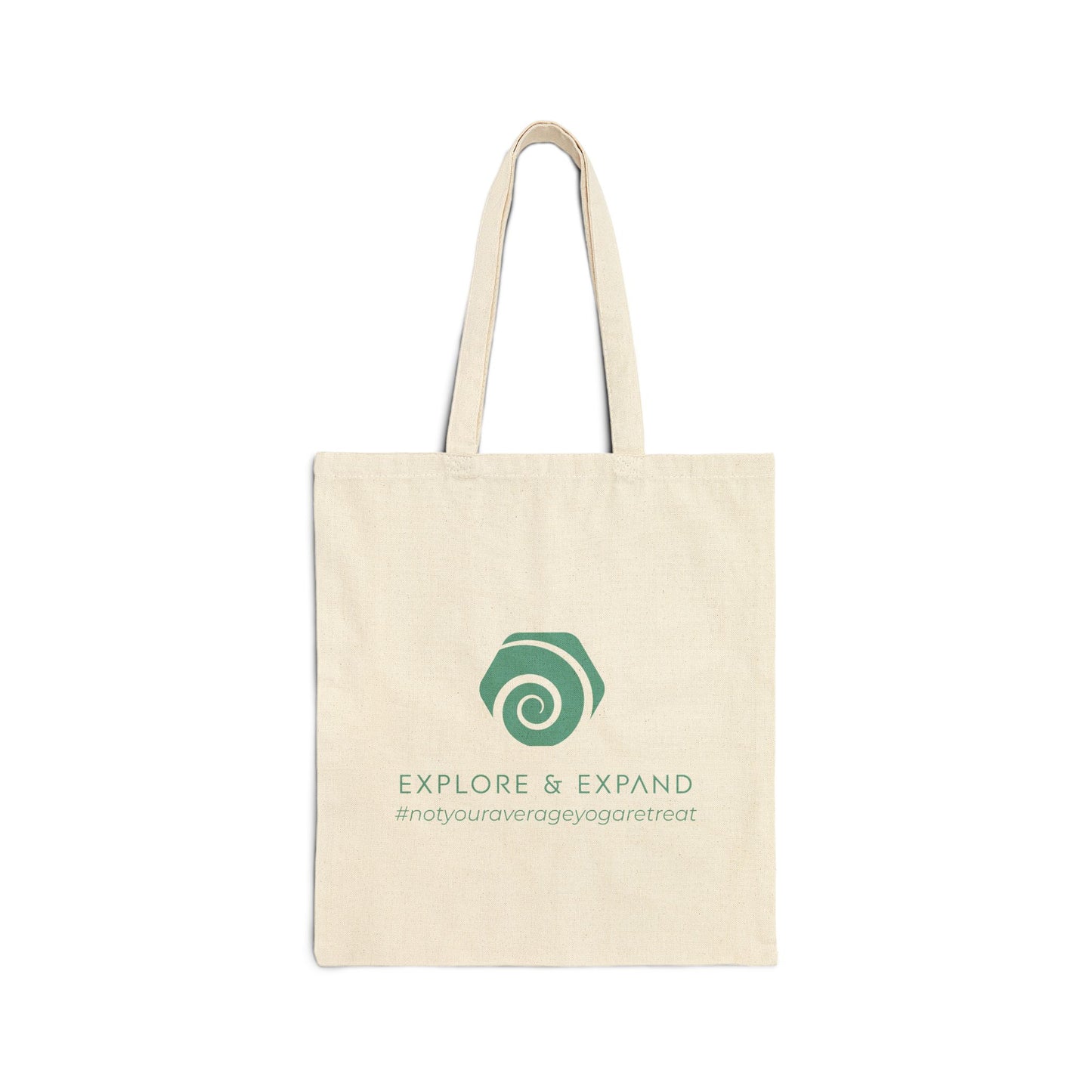 Explore & Expand Retreats Cotton Canvas Tote Bag