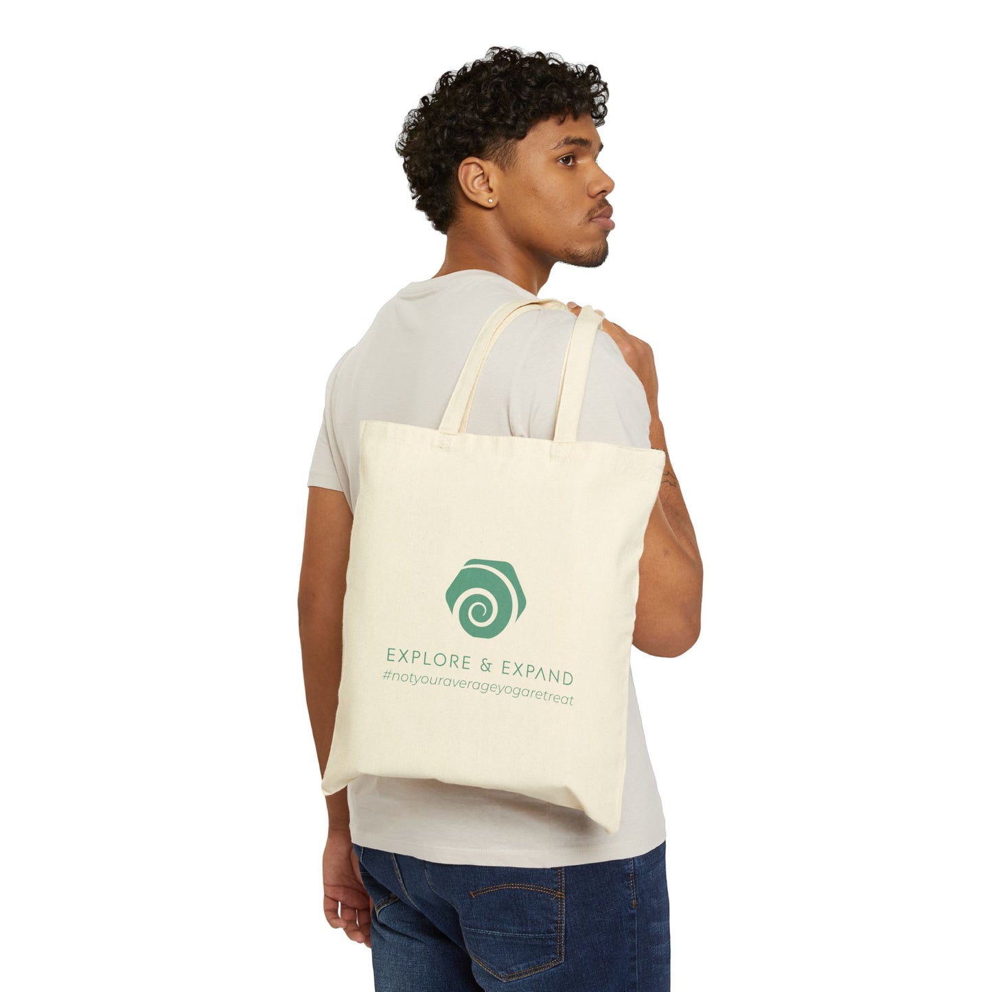 Explore & Expand Retreats Cotton Canvas Tote Bag